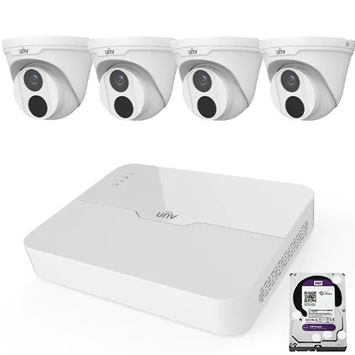 Package 1: 4 cameras with a 4K recorder