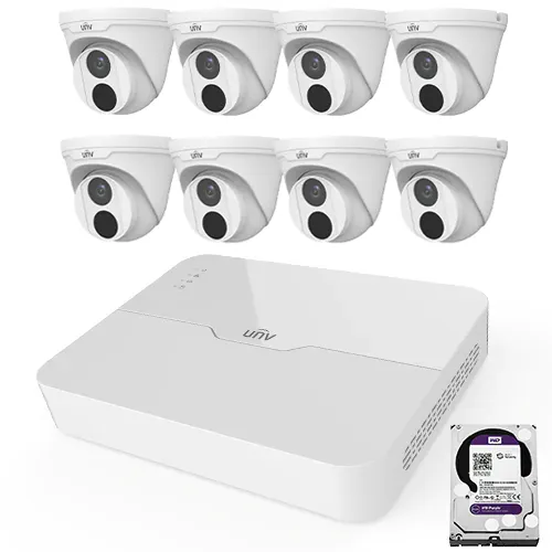 Package 3: 8 cameras with a 4K recorder