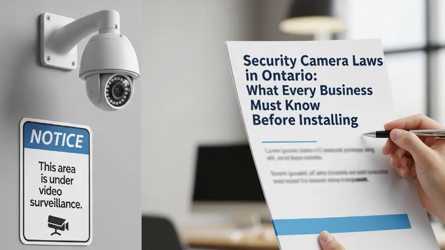 Security Camera Laws in Ontario: What Every Business Must Know Before Installing