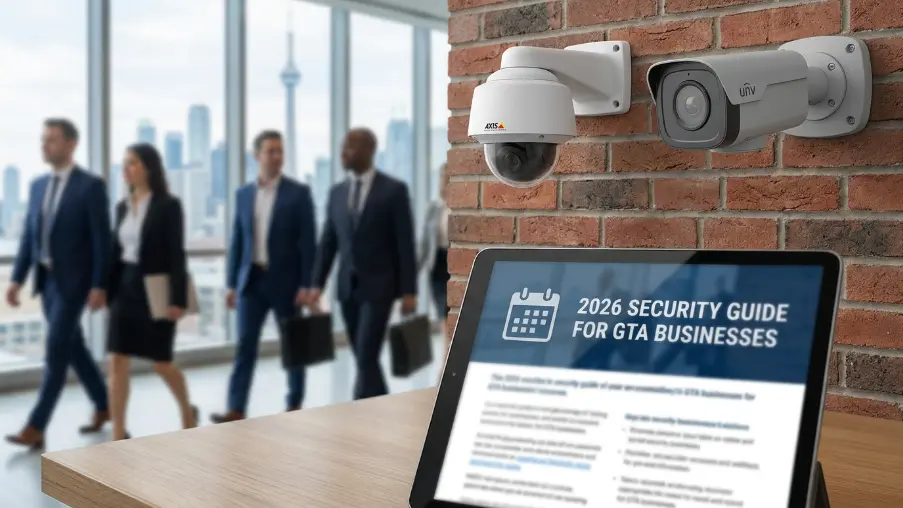 Comparison of Axis and UNV security cameras highlighting advantages and disadvantages for commercial surveillance systems